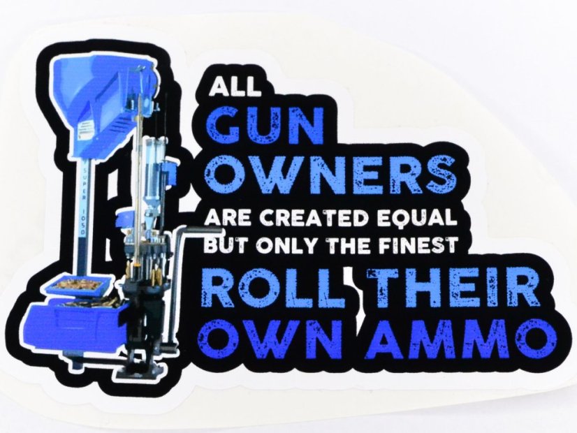 Reloading-Themed Sticker