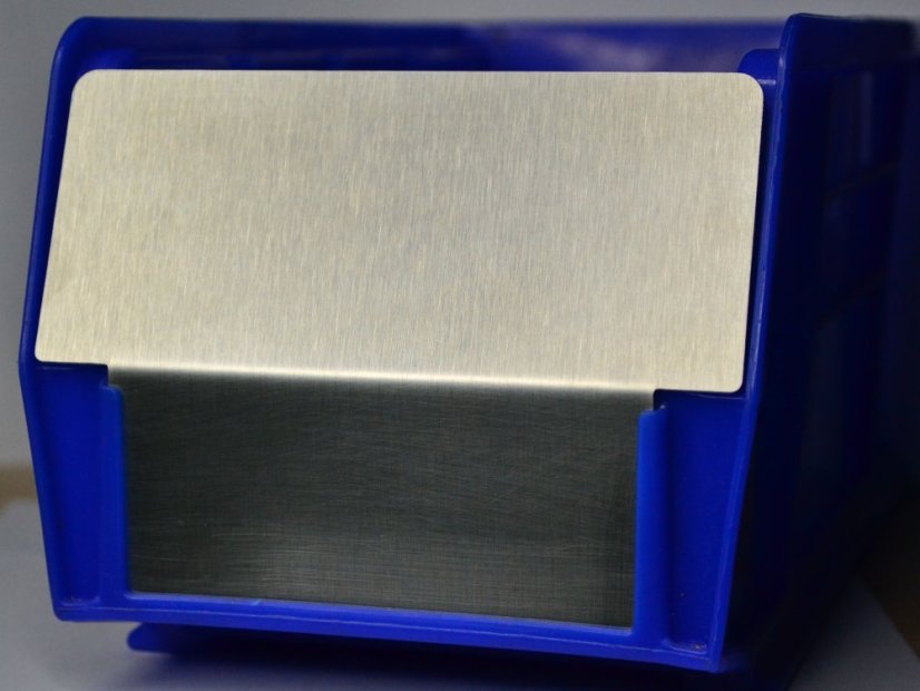 Stainless Steel Bin Front for Dillon 550/650/750